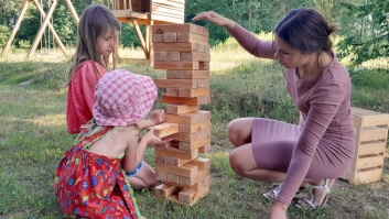 Spēle lielā jenga